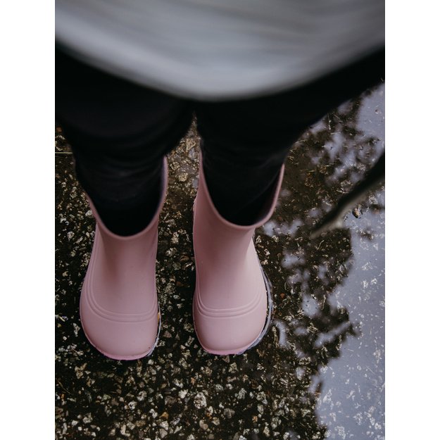Kids Barefoot Rain Boots Be Lenka Pudds - Misty Pink