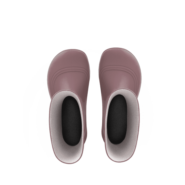 Kids Barefoot Rain Boots Be Lenka Pudds - Misty Pink