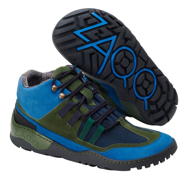 ZAQQ SQOUT Blue Green Waterproof – neperšlampami barefoot žygio batai