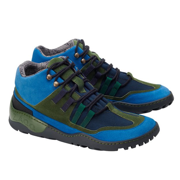ZAQQ SQOUT Blue Green Waterproof – neperšlampami barefoot žygio batai