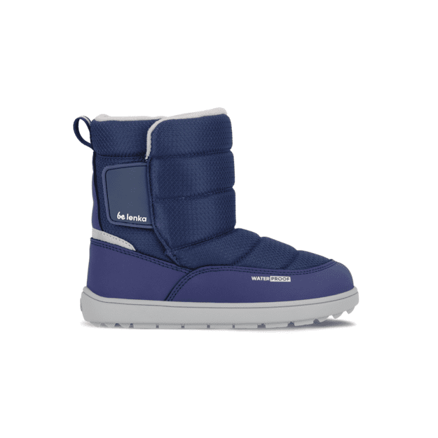 Kids barefoot snow boots Be Lenka Ailo Junior - Dark Blue