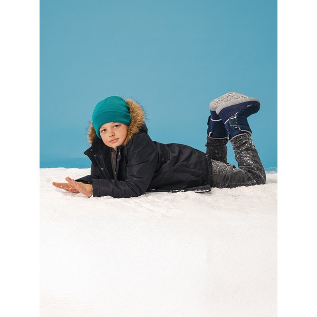 Kids barefoot snow boots Be Lenka Ailo Junior - Dark Blue