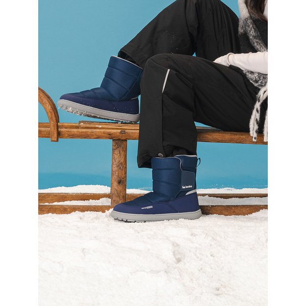 Kids barefoot snow boots Be Lenka Ailo Junior - Dark Blue
