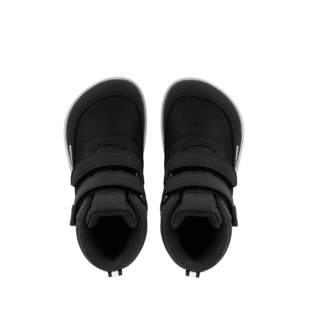Kids winter barefoot boots Be Lenka Zippu Kids - Black & Grey