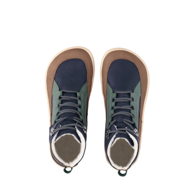 Barefoot Boots Be Lenka York - Navy, Brown & Beige