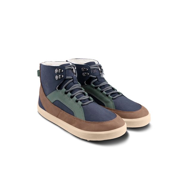 Barefoot Boots Be Lenka York - Navy, Brown & Beige