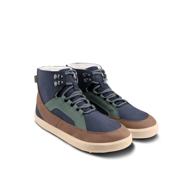 Barefoot Boots Be Lenka York - Navy, Brown & Beige