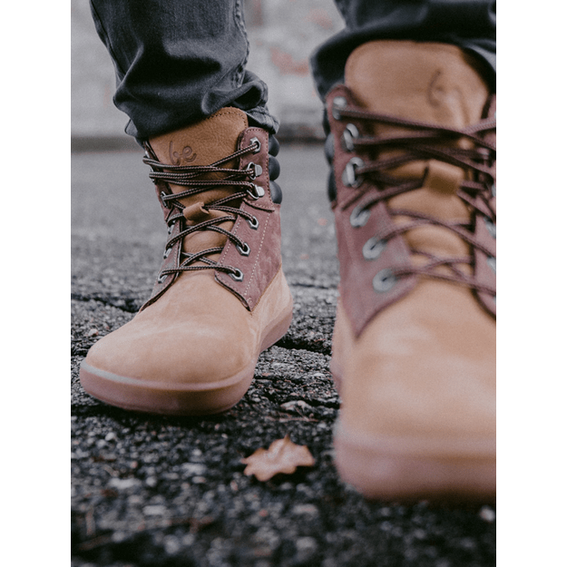Barefoot Boots Be Lenka Nevada Neo - Sand & Dark Brown