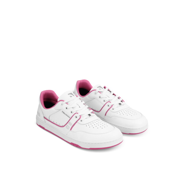 Barefoot Sneakers Barebarics Arise - White & Raspberry Pink