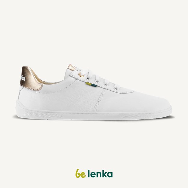 Barefoot Shoes Be Lenka Royale - White & Gold