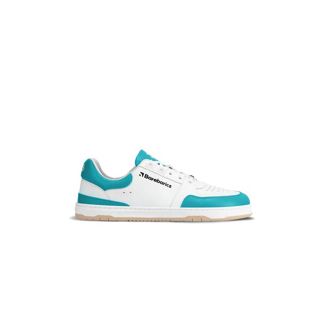 Barefoot Sneakers Barebarics Wave - White & Dark Turquoise