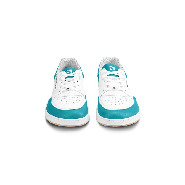 Barefoot Sneakers Barebarics Wave - White & Dark Turquoise