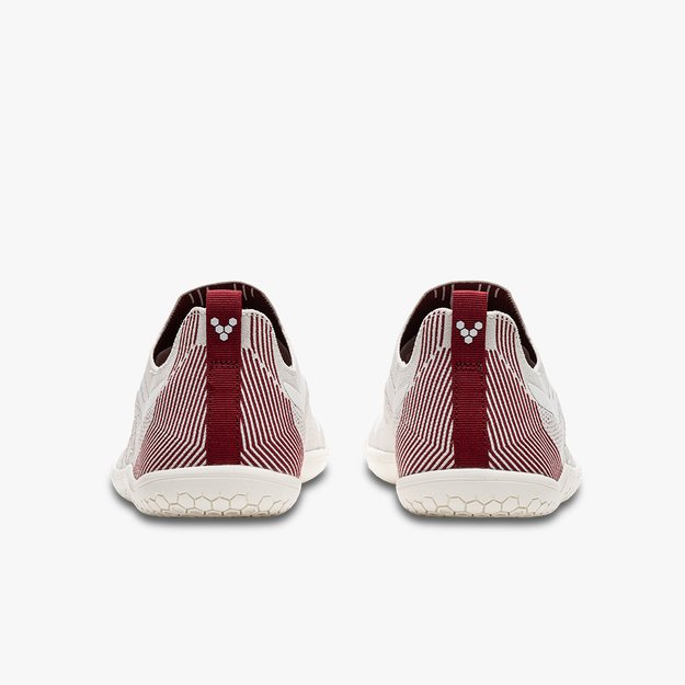 VIVOBAREFOOT PRIMUS LITE KNIT WHITE/BURGUNDY Women (Sandėlio prekė)