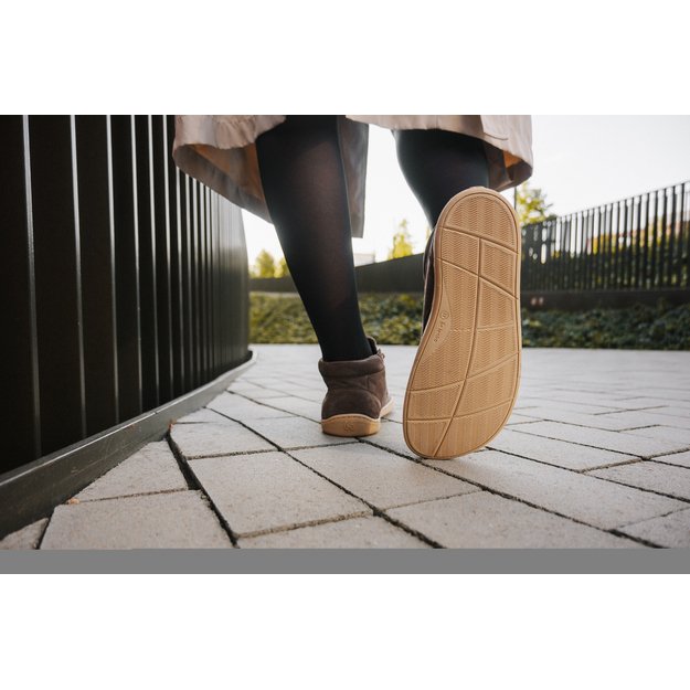 Barefoot Shoes - Be Lenka - Synergy - Fleece - Chocolate & Beige