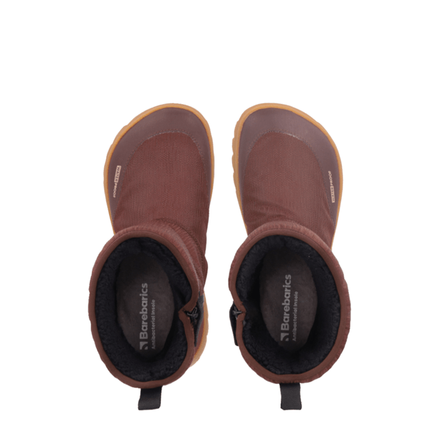 Winter Barefoot Boots Barebarics PolarStride - Copper Brown