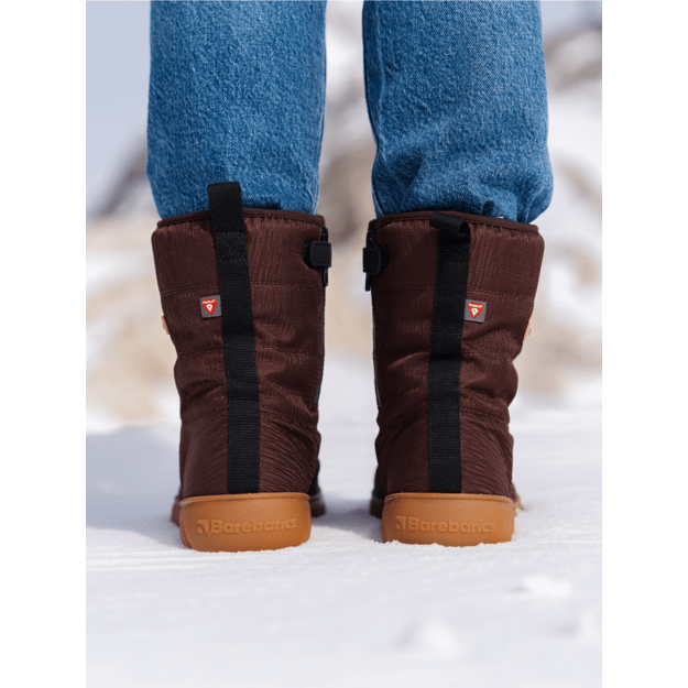 Winter Barefoot Boots Barebarics PolarStride - Copper Brown
