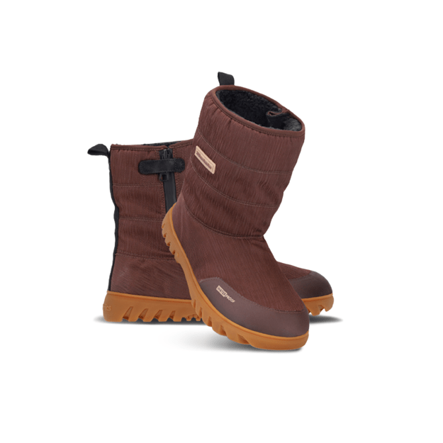 Winter Barefoot Boots Barebarics PolarStride - Copper Brown