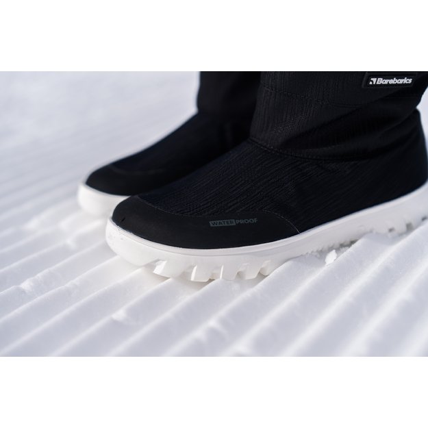 Winter Barefoot Boots Barebarics PolarStride - Black (Sandėlio prekė)