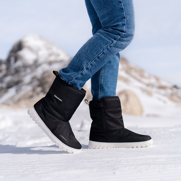 Winter Barefoot Boots Barebarics PolarStride - Black (Sandėlio prekė)