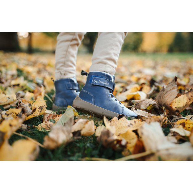 Winter barefoot boots Be Lenka Winter Kids - Ocean Blue