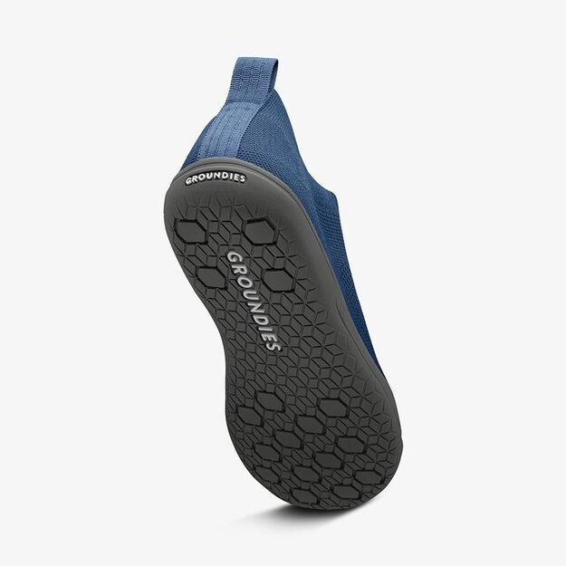 Barefoot Tenisky GROUNDIES&reg; Active Knit Modr&eacute;