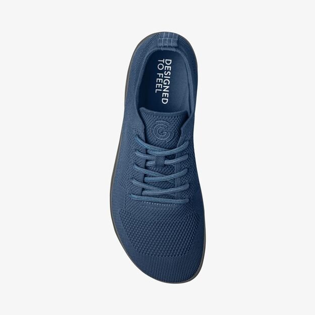 Barefoot Tenisky GROUNDIES&reg; Active Knit Modr&eacute;