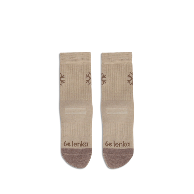Kids barefoot Socks Be Lenka Kids - Crew - Merino Wool - Beige