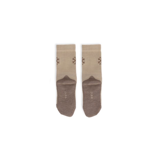 Kids barefoot Socks Be Lenka Kids - Crew - Merino Wool - Beige