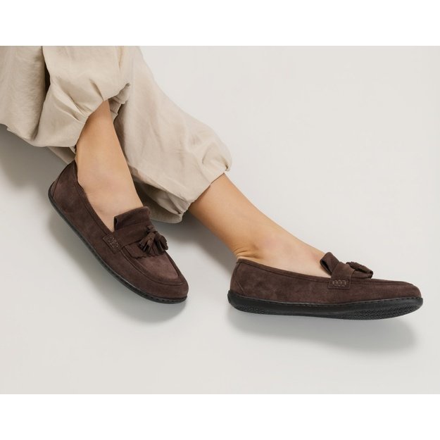 Barefoot Moccasins Be Lenka Fiorela - Chocolate
