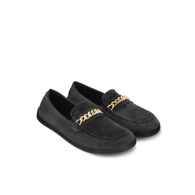 Barefoot Moccasins Be Lenka Prestage - Dark Brown & Gold
