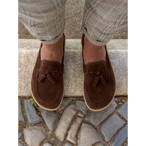 Barefoot mokasinai Be Lenka Portsiders - tamsiai ruda