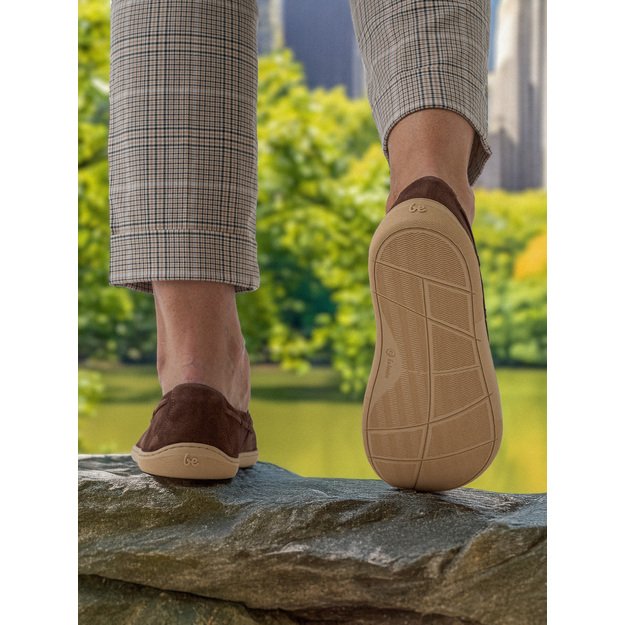 Barefoot mokasinai Be Lenka Portsiders - tamsiai ruda
