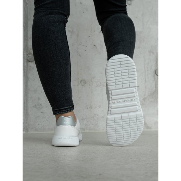 Barefoot Sneakers Barebarics Zing - Fresh - White & Silver