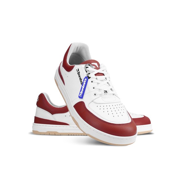 Barefoot kedai Barebarics Wave - White & Crimson Red