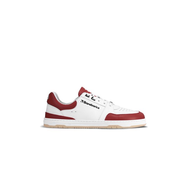 Barefoot kedai Barebarics Wave - White & Crimson Red