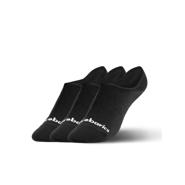 Barebarics - Barefoot kojinės - No-Show - juoda - 3 vnt. pakuotė