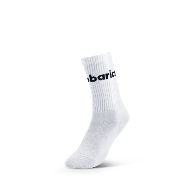 Barebarics - Barefoot kojinės - Crew - balta - Big logo - 3 poros