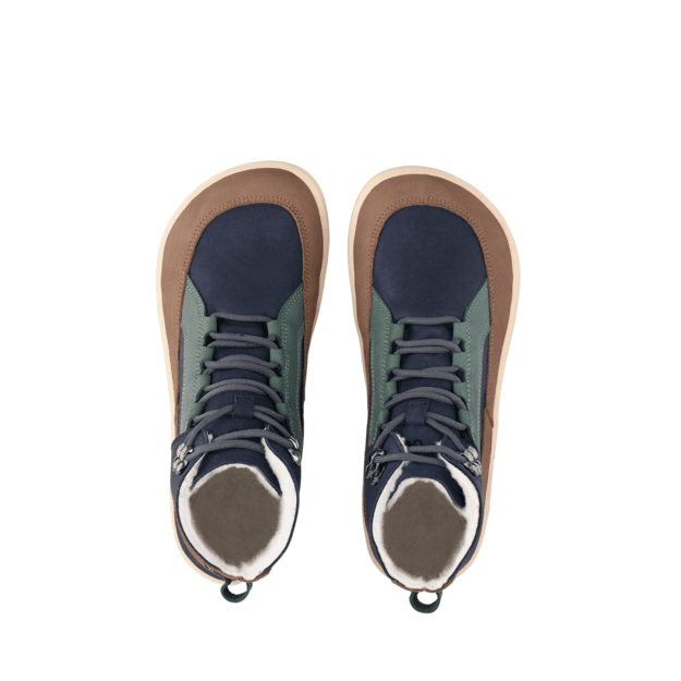 Barefoot Boots Be Lenka York - Navy, Brown & Beige