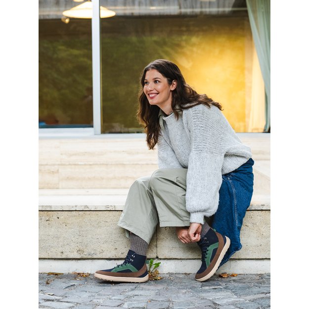 Barefoot Boots Be Lenka York - Navy, Brown & Beige