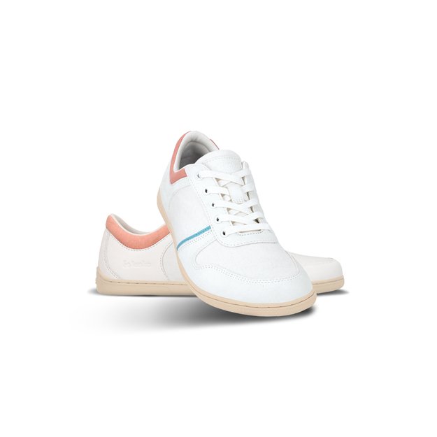 Barefoot Sneakers - Be Lenka Echo - White & Cotton Candy Vegan. Vilnius, Žemaitės g. 21 - 101, "OrtoPro"