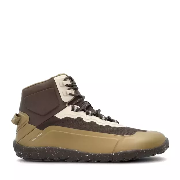 Barefoot batai Groundies® All Terrain High 2.0 Hazel Brown