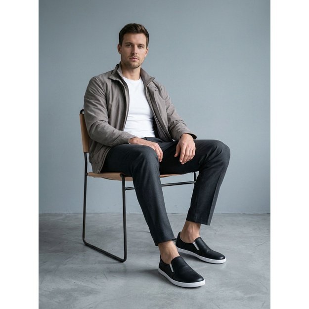 Barefoot Sneakers - Be Lenka Eazy Neo - Black & White