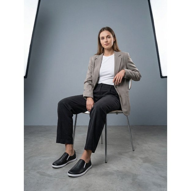 Barefoot Sneakers - Be Lenka Eazy Neo - Black & White