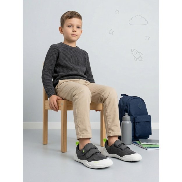 Kids Barefoot Sneakers Be Lenka Nubo Kids - Grey