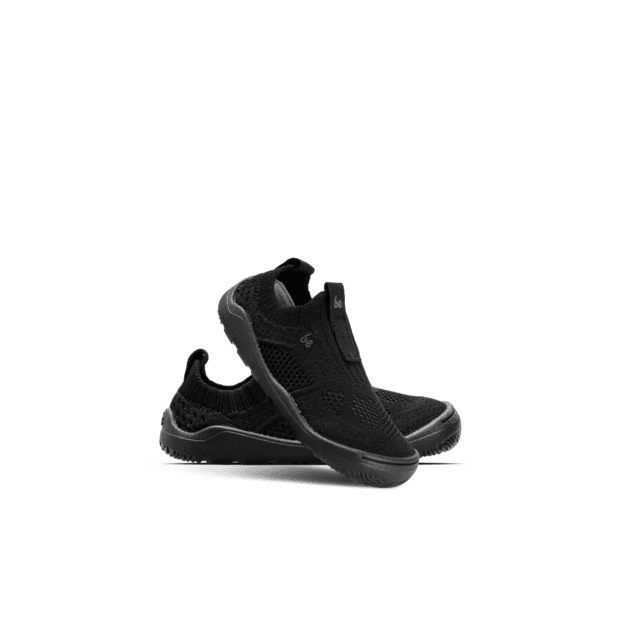 Kids Barefoot Slip-on Shoes Be Lenka Luppo Preschool - All Black