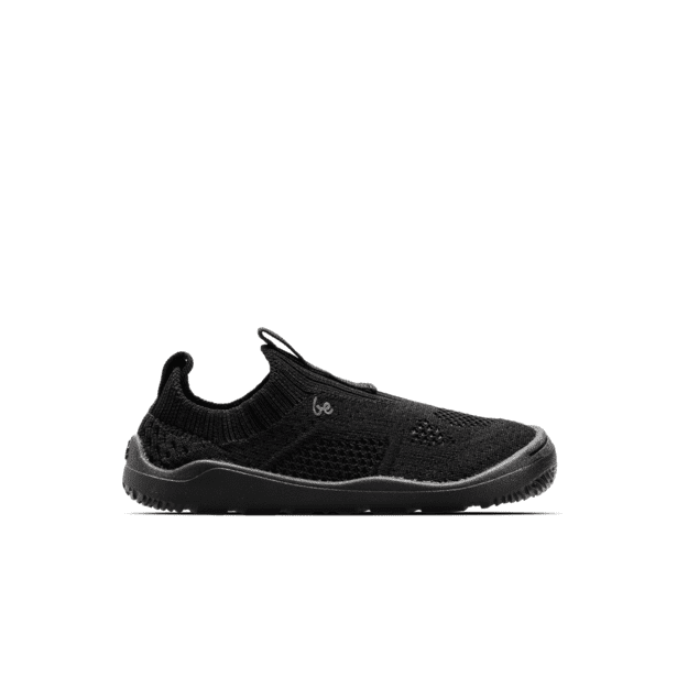 Kids Barefoot Slip-on Shoes Be Lenka Luppo Preschool - All Black