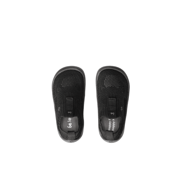 Kids Barefoot Slip-on Shoes Be Lenka Luppo Preschool - All Black