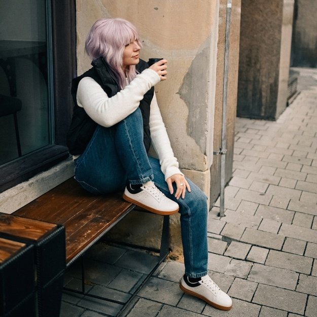 Barefoot Sneakers Barebarics Enigma - Ivory