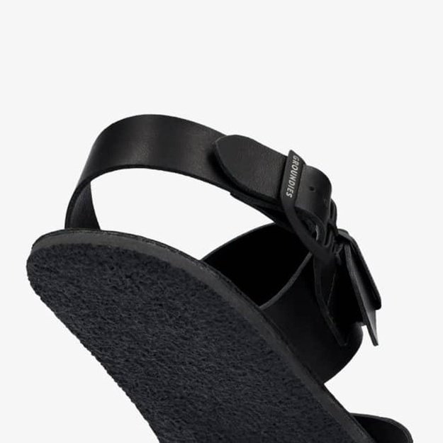 GROUNDIES® barefoot sandalai  Kos juoda