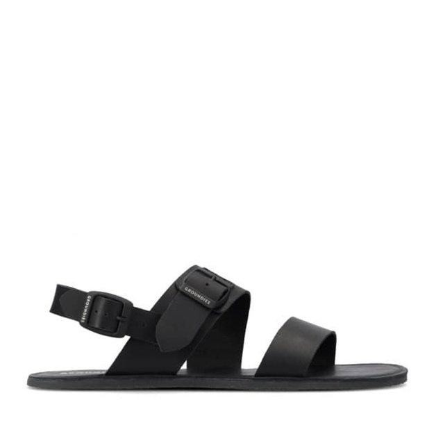 GROUNDIES® barefoot sandalai  Kos juoda